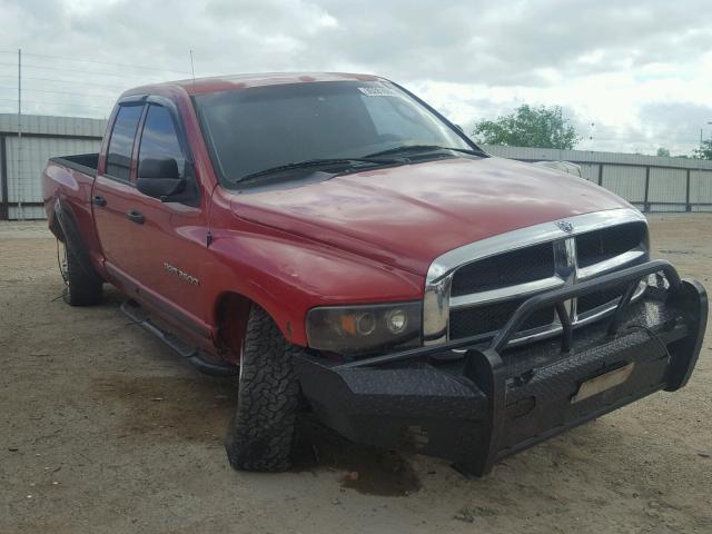 3D7KS28C35G788827 - 2005 DODGE RAM 2500 S RED photo 1