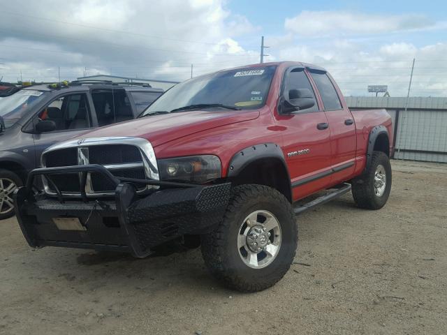 3D7KS28C35G788827 - 2005 DODGE RAM 2500 S Կարմիր լուսանկար 2