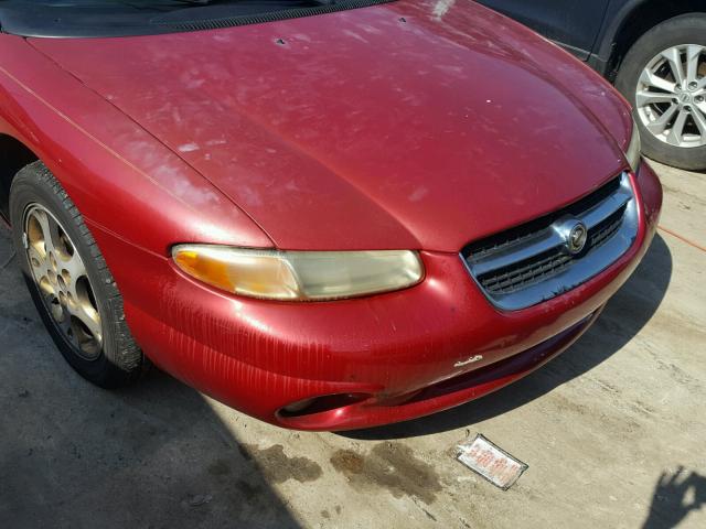 3C3EL55H1WT282366 - 1998 CHRYSLER SEBRING JX MAROON photo 9