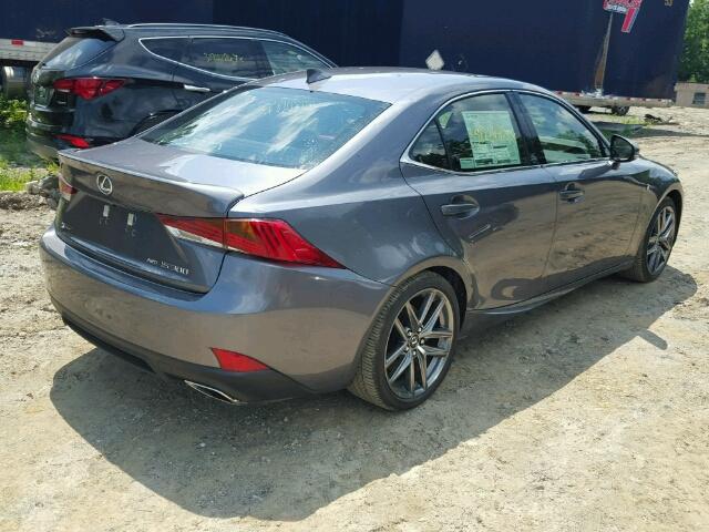 JTHCM1D21H5018927 - 2017 LEXUS IS 300 GRAY photo 4