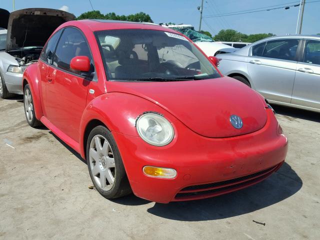 3VWBC21C5YM416975 - 2000 VOLKSWAGEN NEW BEETLE 红色 照片 1