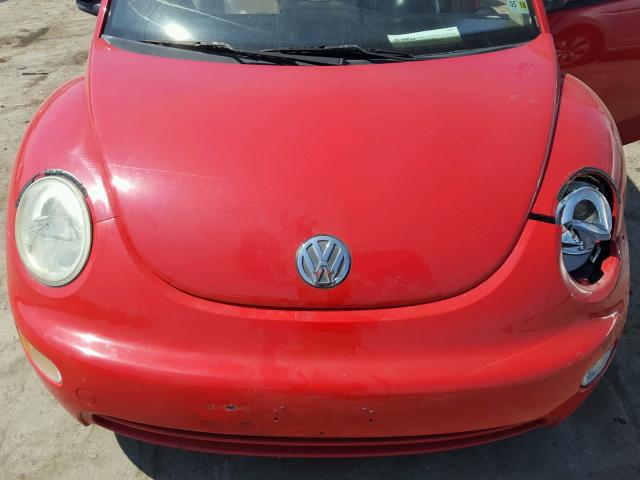 3VWBC21C5YM416975 - 2000 VOLKSWAGEN NEW BEETLE 红色 照片 7