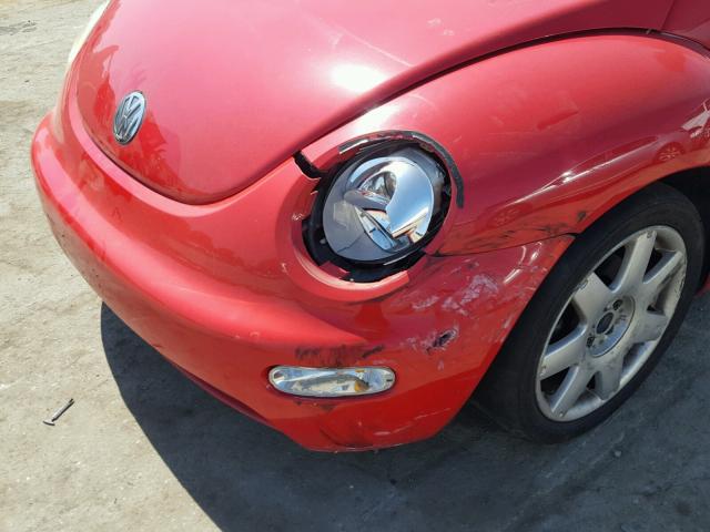 3VWBC21C5YM416975 - 2000 VOLKSWAGEN NEW BEETLE RED photo 9