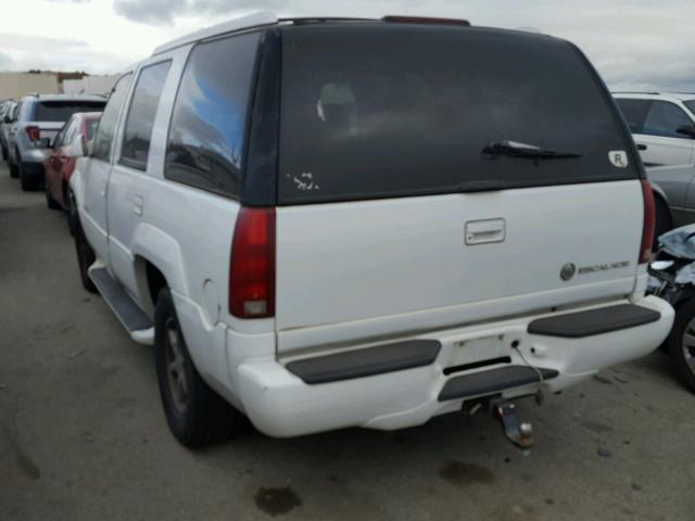 1GYEK13R4XR413863 - 1999 CADILLAC ESCALADE WHITE photo 3