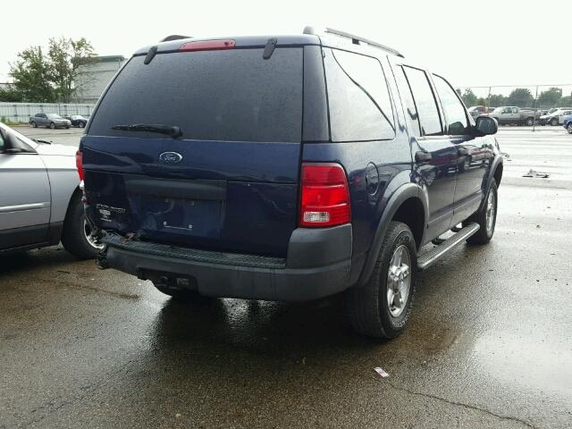 1FMZU62KX4UB71040 - 2004 FORD EXPLORER X BLUE photo 4