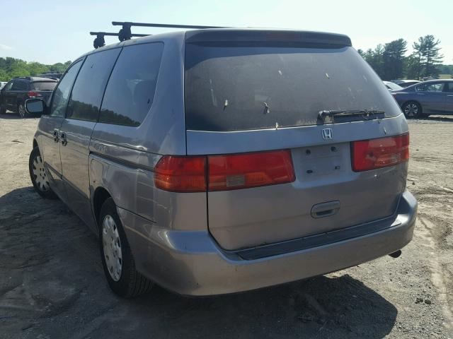 2HKRL1855YH502795 - 2000 HONDA ODYSSEY LX GRAY photo 3