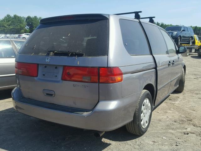 2HKRL1855YH502795 - 2000 HONDA ODYSSEY LX GRAY photo 4