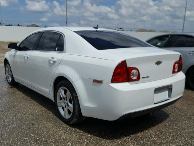 1G1ZB5EB4AF299055 - 2010 CHEVROLET MALIBU LS 白色 照片 3