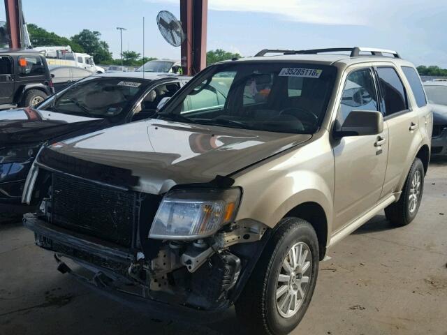 4M2CN8H77AKJ08937 - 2010 MERCURY MARINER PR TAN photo 2