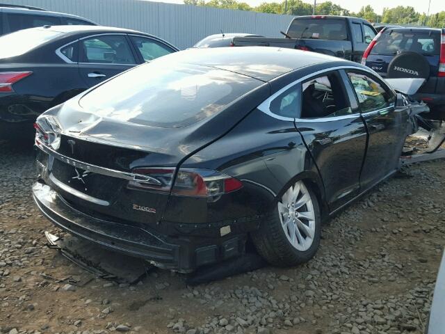 5YJSA1E46HF188186 - 2017 TESLA MODEL S BLACK photo 4