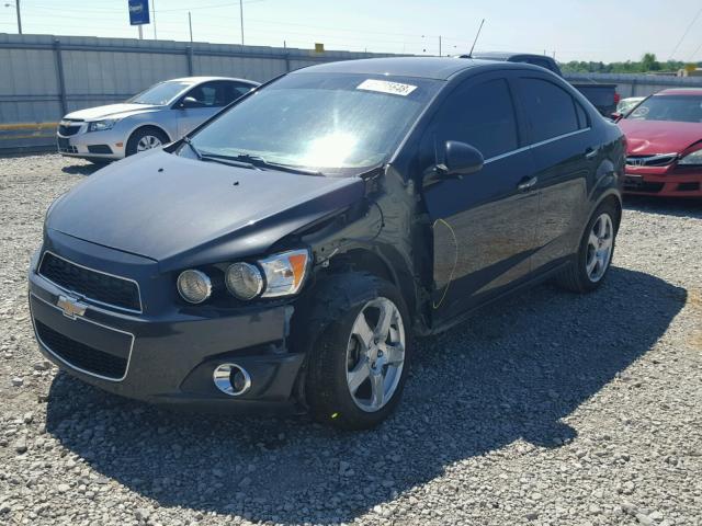 1G1JE5SBXF4106225 - 2015 CHEVROLET SONIC LTZ GRAY photo 2