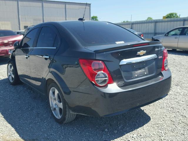 1G1JE5SBXF4106225 - 2015 CHEVROLET SONIC LTZ GRAY photo 3