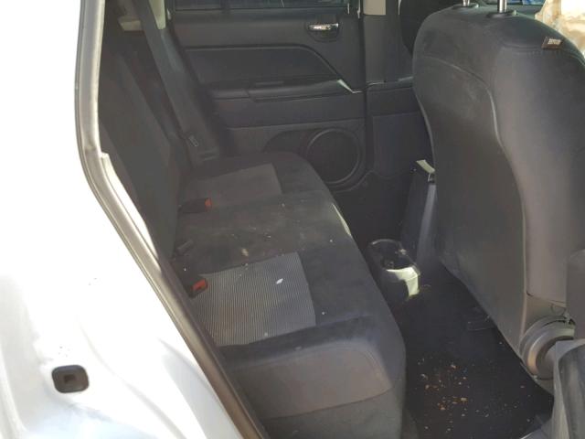 1C4NJCBA5ED777056 - 2014 JEEP COMPASS SP WHITE photo 6