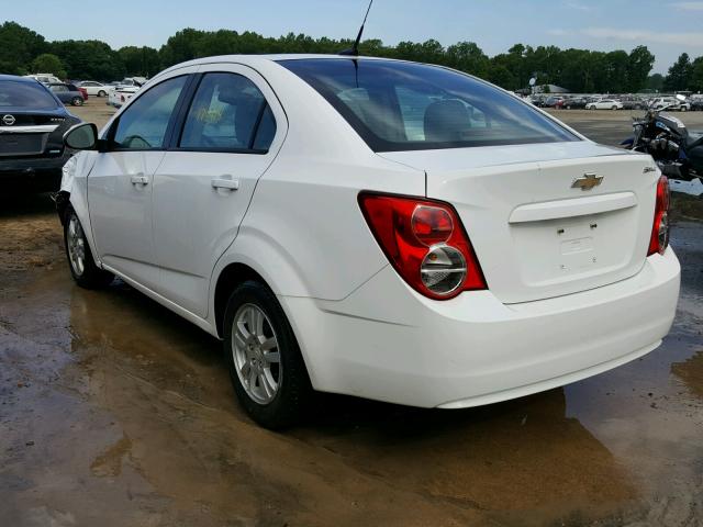 1G1JA5SH5C4133327 - 2012 CHEVROLET SONIC LS 白色 照片 3