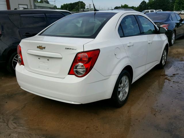 1G1JA5SH5C4133327 - 2012 CHEVROLET SONIC LS 白色 照片 4