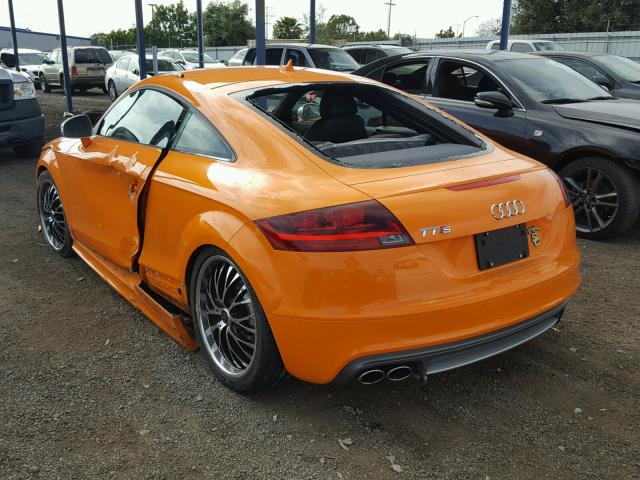 TRUK1AFK8A1013486 - 2010 AUDI TTS PRESTI ORANGE photo 3