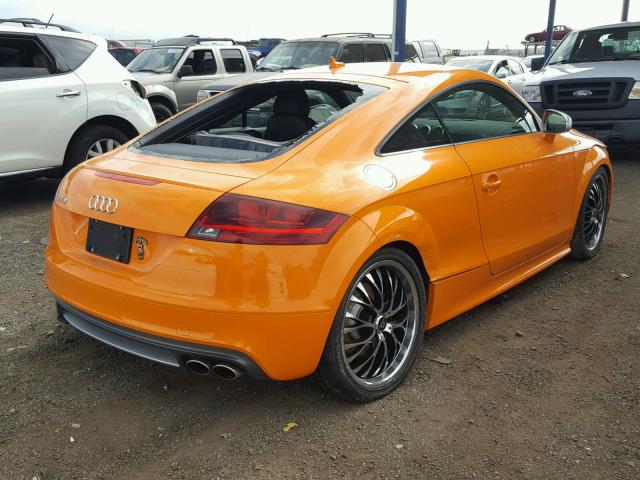 TRUK1AFK8A1013486 - 2010 AUDI TTS PRESTI ORANGE photo 4