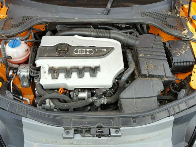 TRUK1AFK8A1013486 - 2010 AUDI TTS PRESTI ORANGE photo 7