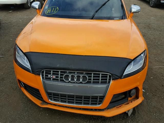 TRUK1AFK8A1013486 - 2010 AUDI TTS PRESTI ORANGE photo 9