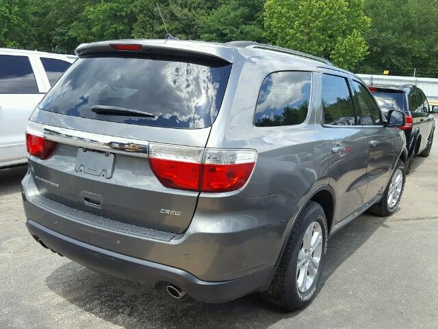 1D4SD4GT7BC711722 - 2011 DODGE DURANGO CR GRAY photo 4