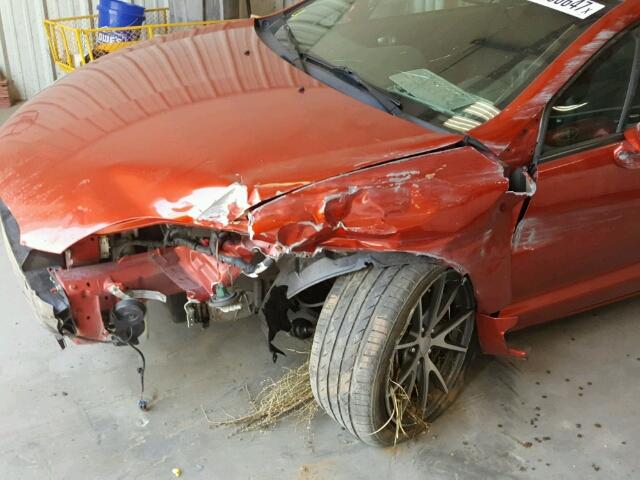 4A31K5DF4CE004972 - 2012 MITSUBISHI ECLIPSE GS ORANGE photo 9