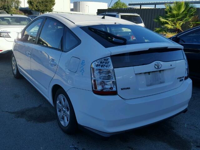 JTDKB20U193487920 - 2009 TOYOTA PRIUS WHITE photo 3