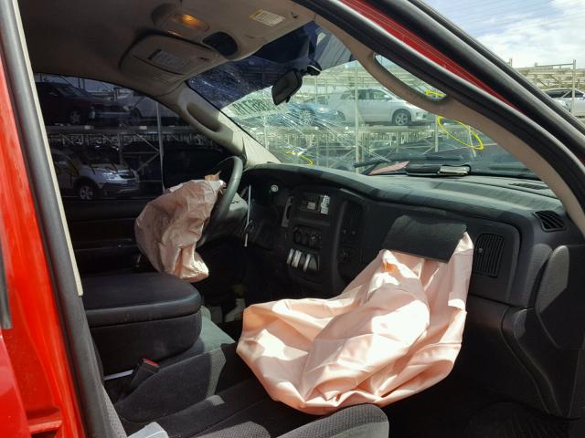 3D7KU28C04G152441 - 2004 DODGE RAM 2500 S RED photo 5