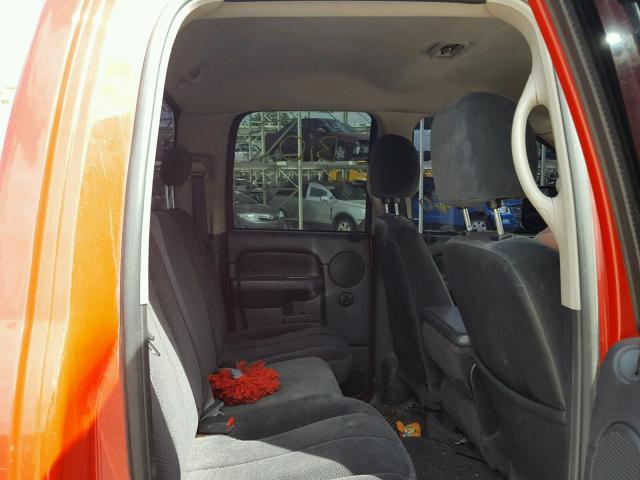 3D7KU28C04G152441 - 2004 DODGE RAM 2500 S RED photo 6
