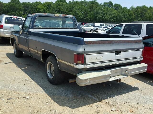 2GTEC14H8G1525115 - 1986 GMC C1500 BLUE photo 3