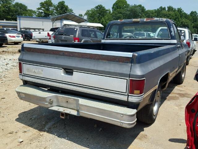 2GTEC14H8G1525115 - 1986 GMC C1500 BLUE photo 4