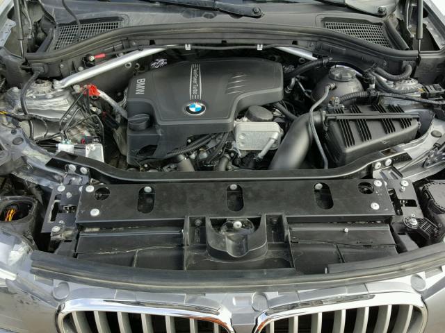 5UXWX9C53E0D30693 - 2014 BMW X3 XDRIVE2 GRAY photo 7