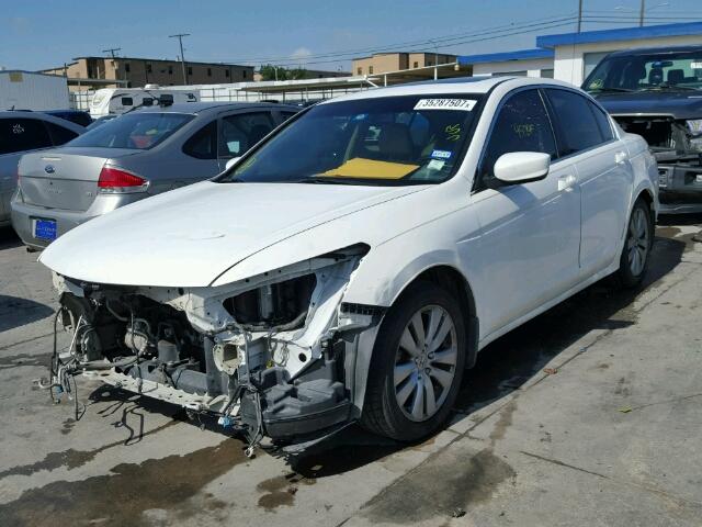 1HGCP2F86CA040858 - 2012 HONDA ACCORD EXL WHITE photo 2