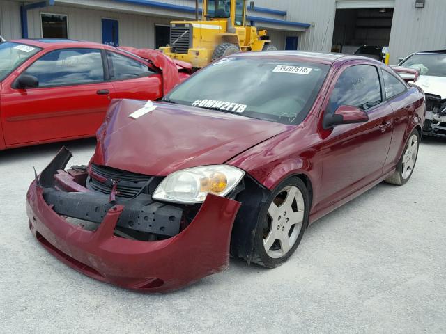 1G1AP18P977204815 - 2007 CHEVROLET COBALT SS RED photo 2