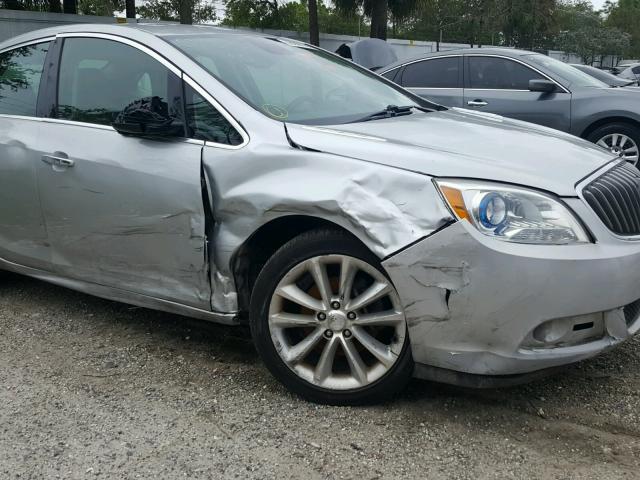 1G4PR5SK9D4144463 - 2013 BUICK VERANO CON SILVER photo 9