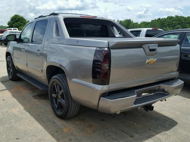 3GNFK12317G246358 - 2007 CHEVROLET AVALANCHE GRAY photo 3