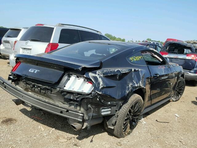 1FA6P8CF1H5276499 - 2017 FORD MUSTANG GT BLACK photo 4