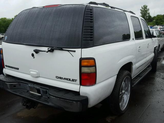 3GNEC16ZX4G108532 - 2004 CHEVROLET SUBURBAN C WHITE photo 4