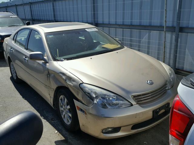 JTHBF30G930091181 - 2003 LEXUS ES 300 GOLD photo 1