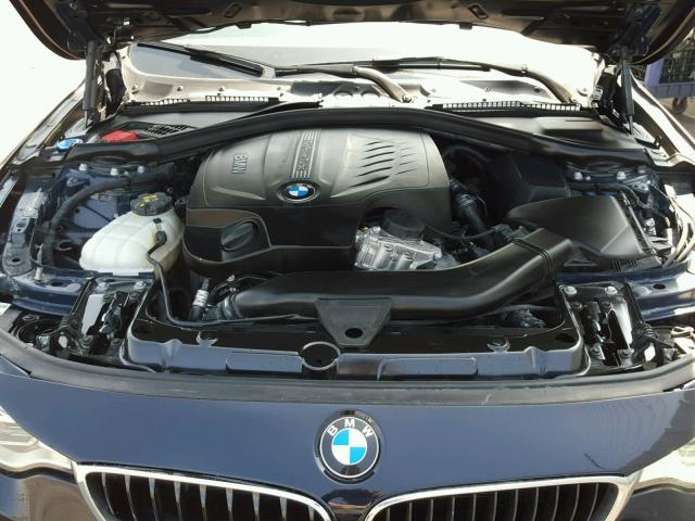 WBA3T7C58G5A38710 - 2016 BMW 435 XI BLUE photo 7