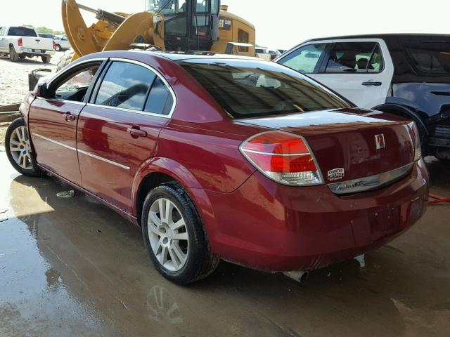 1G8ZS57NX7F160436 - 2007 SATURN AURA XE RED photo 3