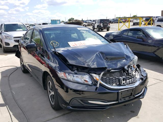 19XFB2F71FE068327 - 2015 HONDA CIVIC SE BLACK photo 1