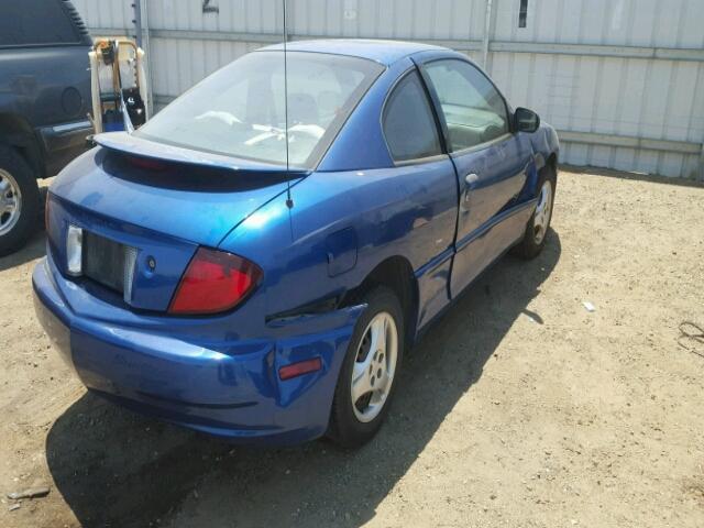 3G2JB12F05S173544 - 2005 PONTIAC SUNFIRE BLUE photo 4