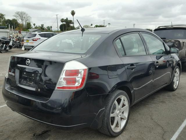 3N1AB61E48L694172 - 2008 NISSAN SENTRA 2.0 BLACK photo 4