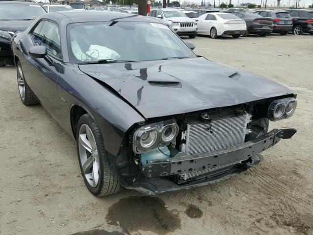 2C3CDZAT9FH924038 - 2015 DODGE CHALLENGER GRAY photo 1