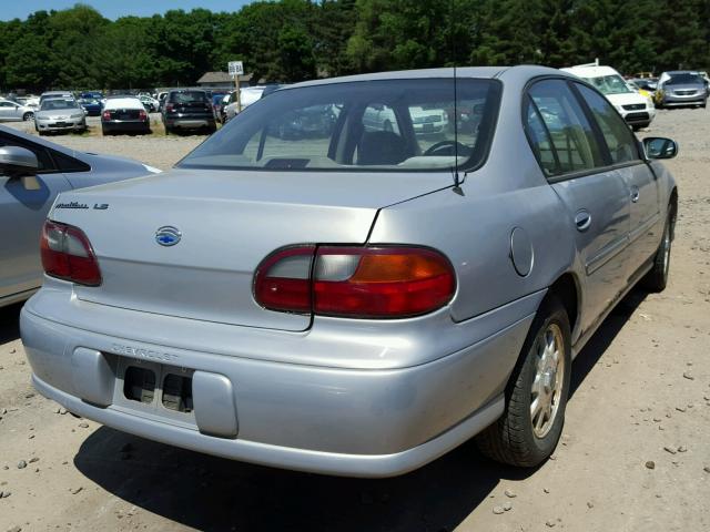 1G1NE52M7W6152750 - 1998 CHEVROLET MALIBU LS SILVER photo 4