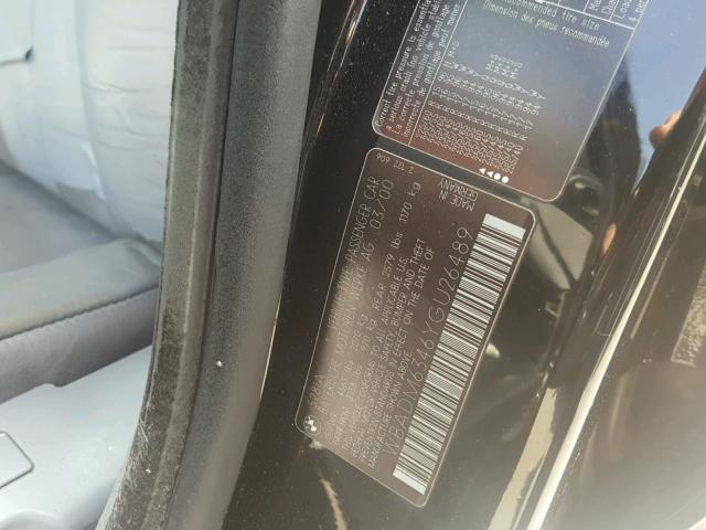 WBADM6346YGU26489 - 2000 BMW 528 I AUTO BLACK photo 10