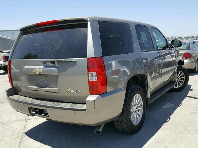 1GNFC13508R205895 - 2008 CHEVROLET TAHOE C150 GRAY photo 4