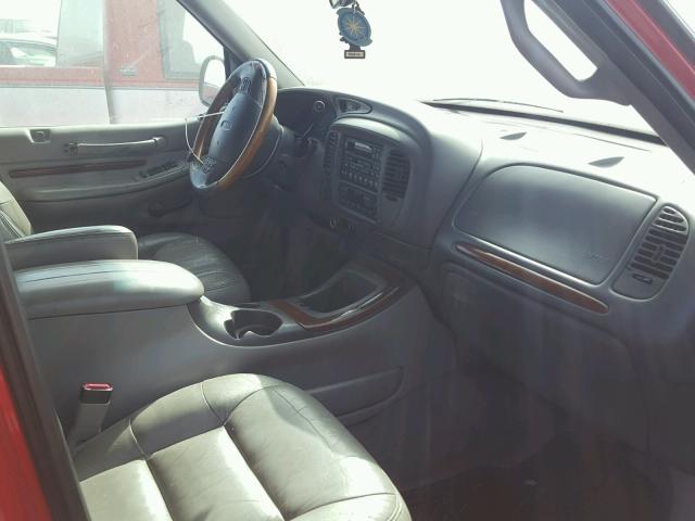 5LMPU28A1XLJ39289 - 1999 LINCOLN NAVIGATOR წითელი ფოტო 5