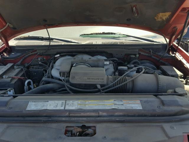 5LMPU28A1XLJ39289 - 1999 LINCOLN NAVIGATOR წითელი ფოტო 7