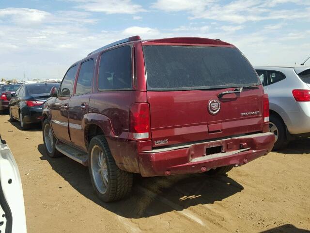 1GYEK63N83R133187 - 2003 CADILLAC ESCALADE MAROON photo 3